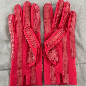Red Isotoner Driving Gloves